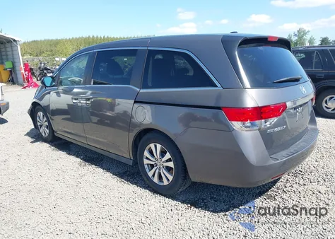2014 Honda Odyssey Ex-L from USA, damaged, VIN 5FNRL5H65EB011363